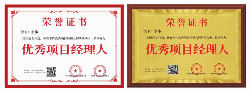 优 秀项目经理人
